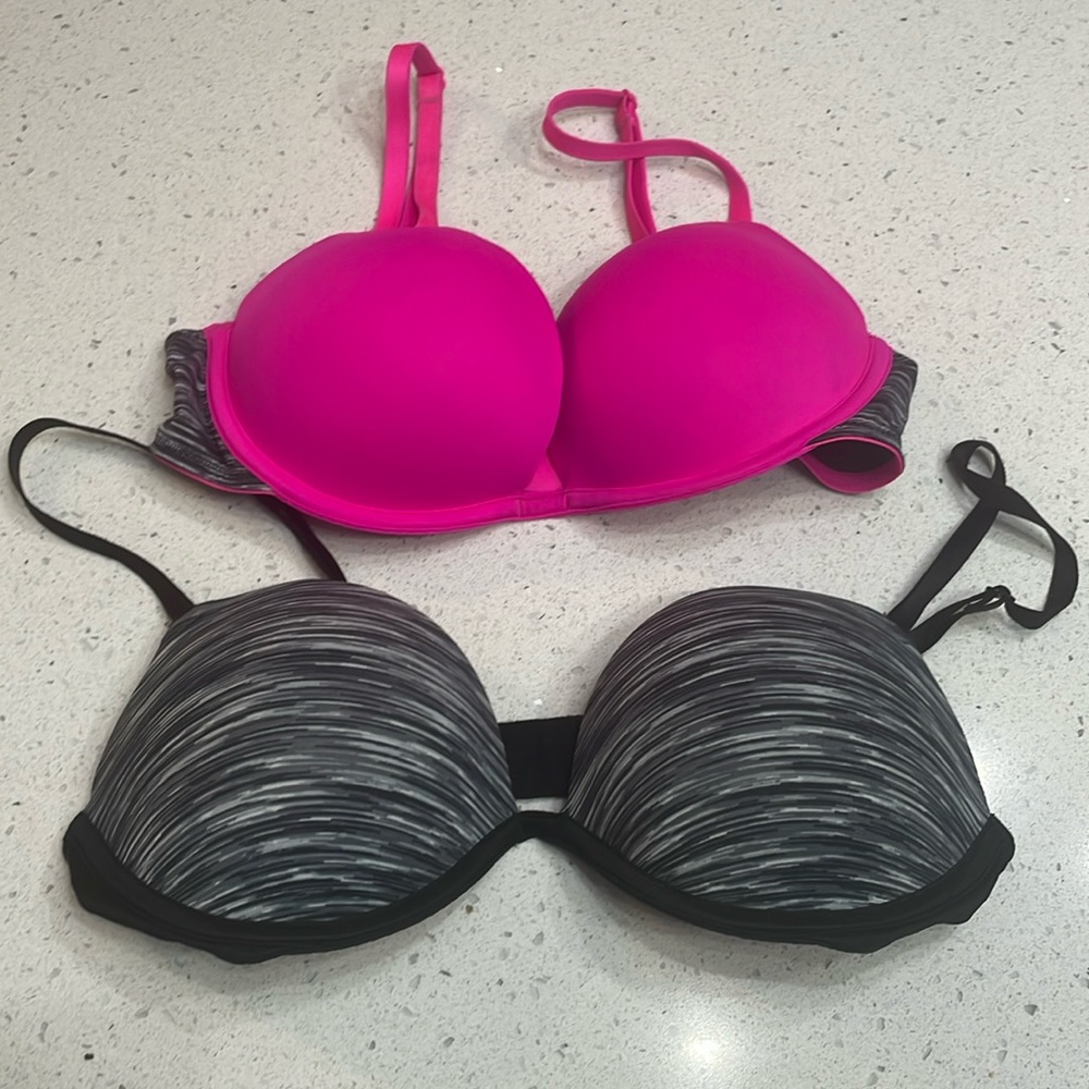 Victorias Secret PINK Add 2 cups Bra Bundle